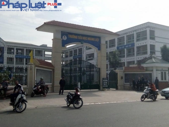 Trường tiểu học Hoàng Liệt, Hoàng Mai, Hà Nội (ảnh: Thu Thủy).