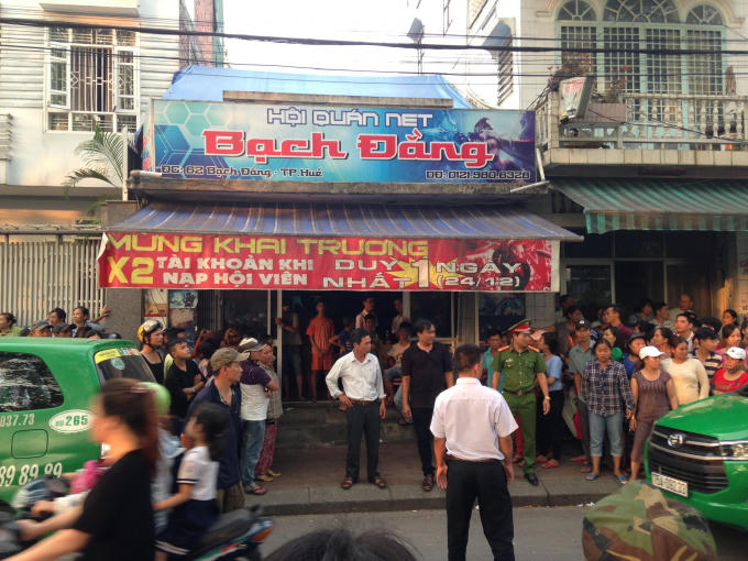 Hiện trường vụ việc.