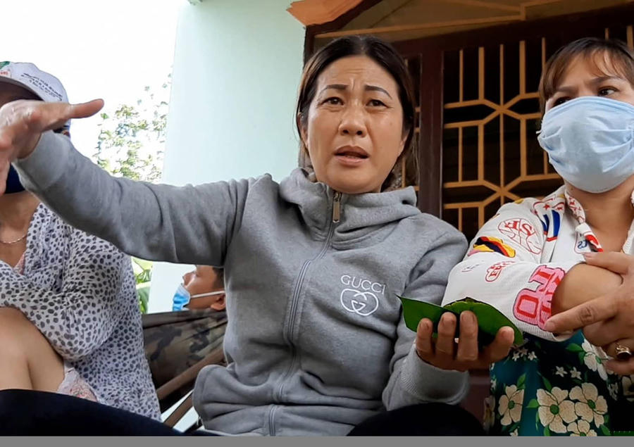 Bà T kể lại sự việc