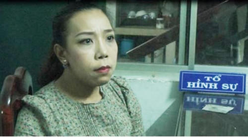 Bị can Phạm Lê Hoàng Uyển.