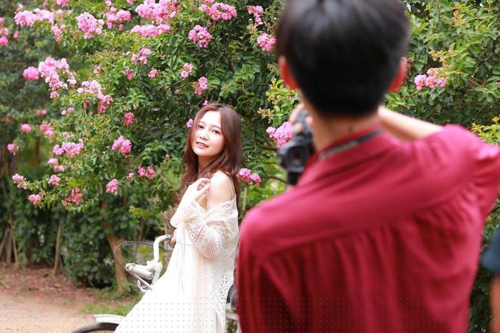 Trăm gốc tường vi đua nhau khoe sắc tại Tam Hiệp - Hà Nội - Hình 5