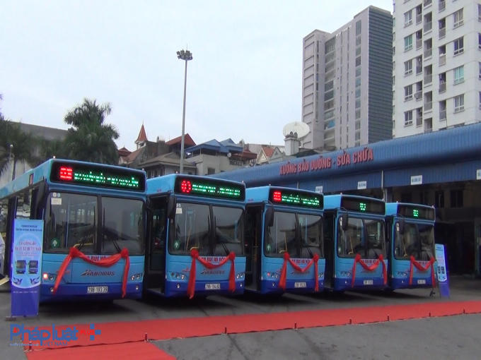 Xe vận hành tuyến buýt 03 được trang bị nhiều công nghệ tiên tiến.