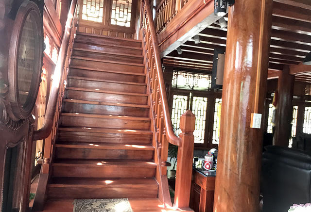 Hình ảnh tiện nghi bên trong nhà sàn.