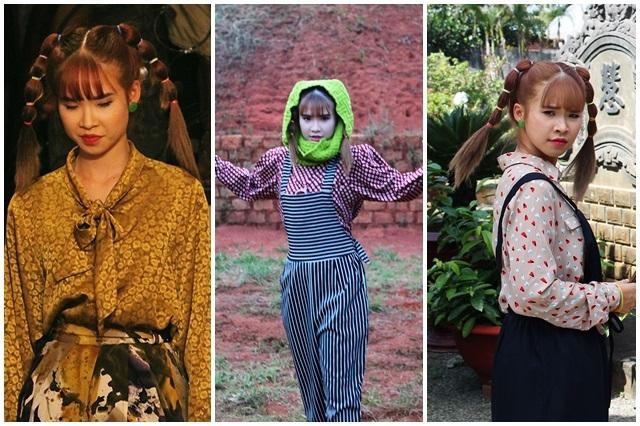 Tạo hình osin bá đạo của Khởi My trong "Mặt nạ máu".