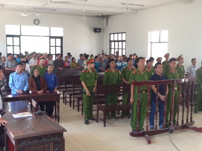 Bị cáo Mai Tấn Xong trong phiên xét xử.