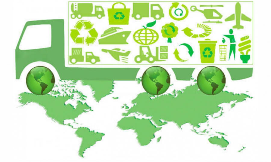 Hà Nội phấn đấu giảm chi phí và thúc đẩy "logistics xanh". Ảnh Internet