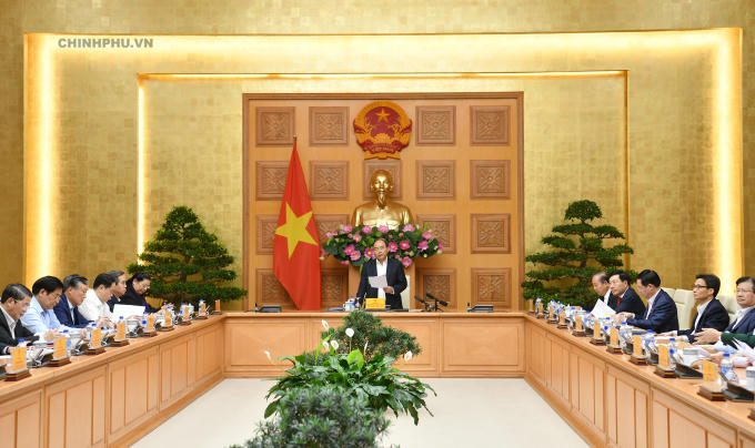 “Tất cả các thành viên Tiểu ban, lãnh đạo các bộ, ngành, địa phương tập trung chỉ đạo, nỗ lực cao nhất để hoàn thành tốt nhất, chất lượng cao nhất các nhiệm vụ, công việc của Tiểu ban được Ban Chấp hành Trung ương giao”, Thủ tướng nói. Ảnh: VGP