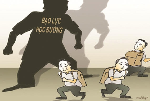 Bạo lực học đường cần bị loại bỏ.