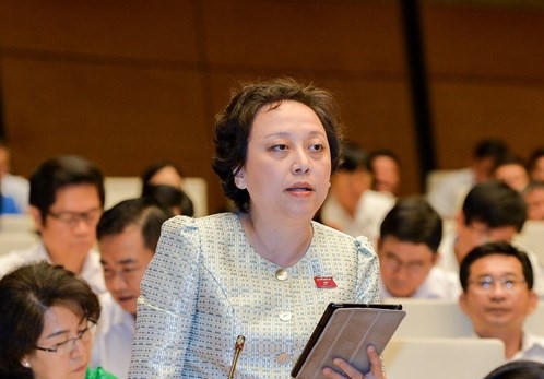 Đại biểu Phạm Khánh Phong Lan.(Ảnh: Quochoi.vn.)