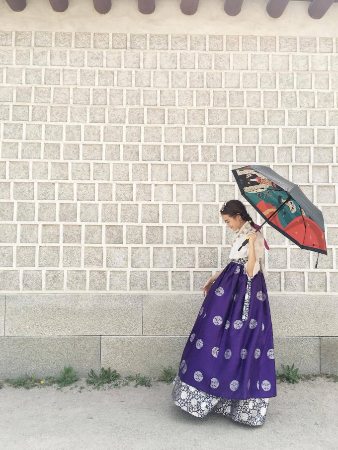Kiều Ng&acirc;n h&oacute;a n&agrave;ng Dae Jang Geum khi diện Hanbok H&agrave;n Quốc