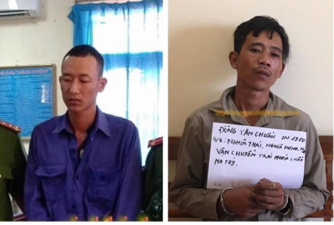 Hai đối tượng Đông Anh và Chuẩn đã bị bắt giữ.
