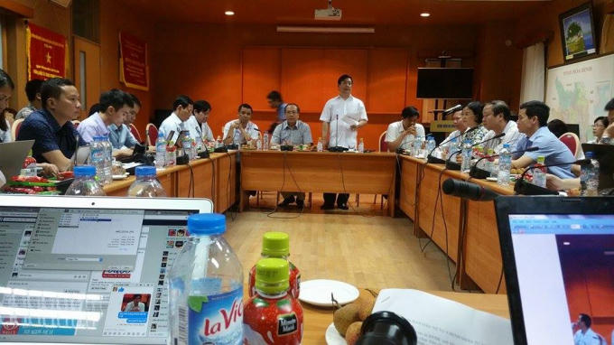 Buổi họp báo diễn ra ngay trong tối ngày 29/5