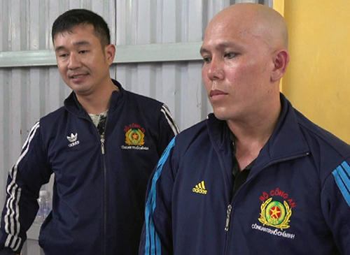 Đạt và Huy. Ảnh: Công an cung cấp