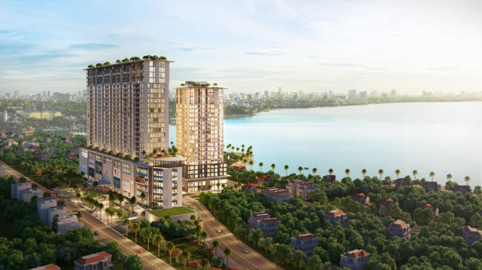Toan canh Sun Grand City Thụy Khuê Residence.