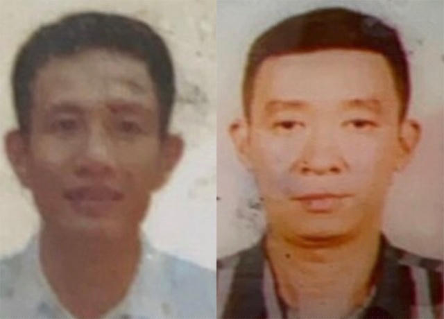 Từ trái qua, đối tượng Tín và Bảo