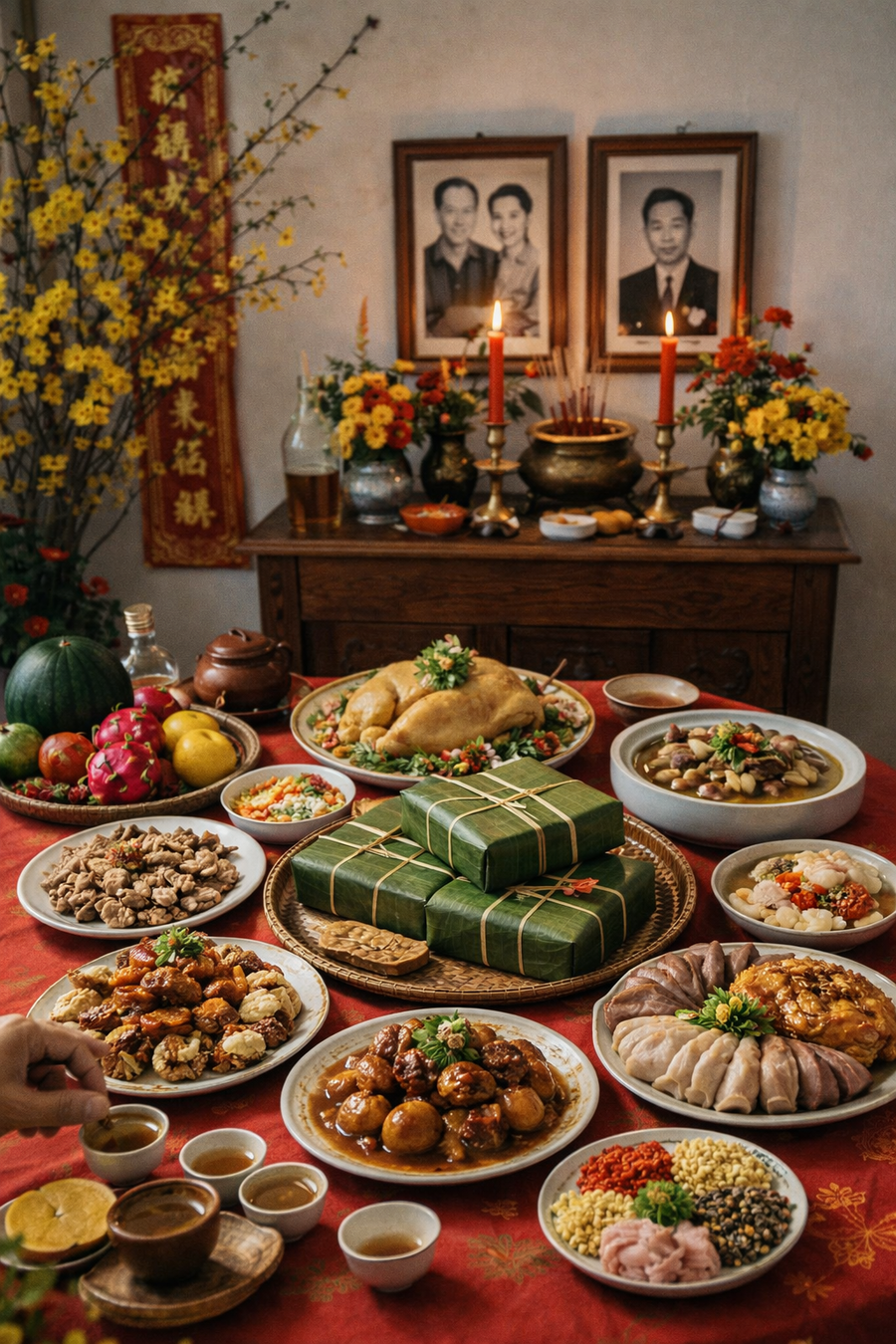 Giữ hồn Tết trong mâm cỗ sum vầy