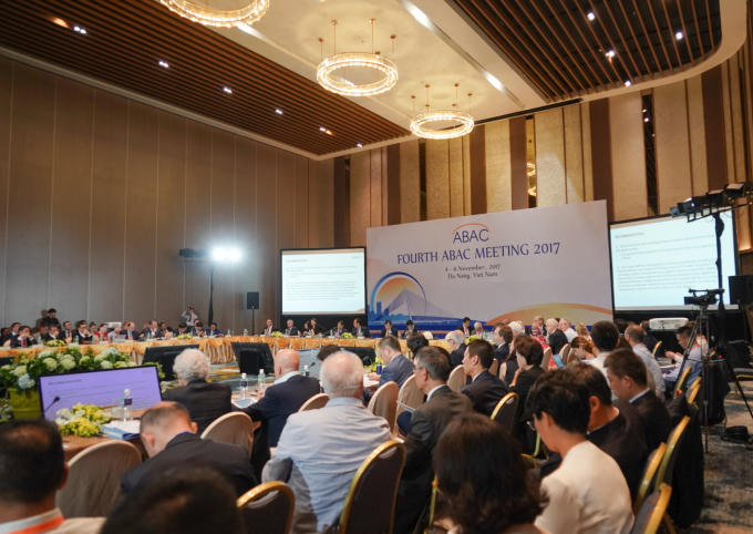 Quang cảnh hội nghị Hội đồng Tư vấn Kinh doanh ABAC 2017.