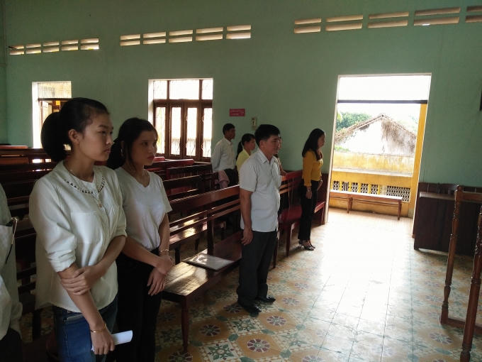 Các nạn nhân có mặt tại phiên tòa.