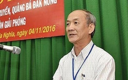 Ông Mai Vinh Quang, nguyên Chánh văn phòng Tỉnh ủy Đắk Nông. Ảnh internet.