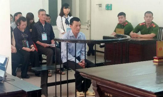 Bị cáo Nguyễn Quý Cường tại tòa.