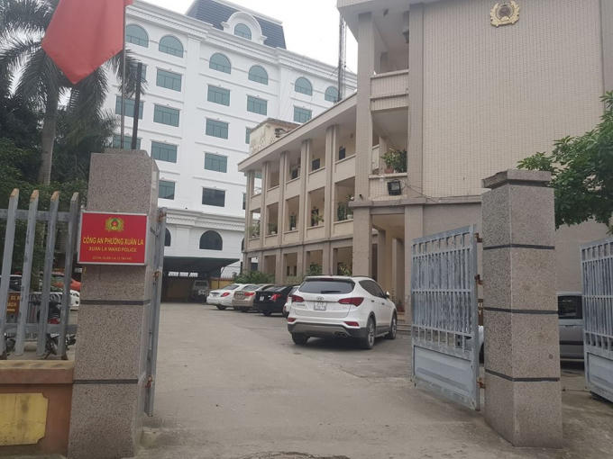Trụ sở Công an phường Xuân La (Tây Hồ, Hà Nội).
