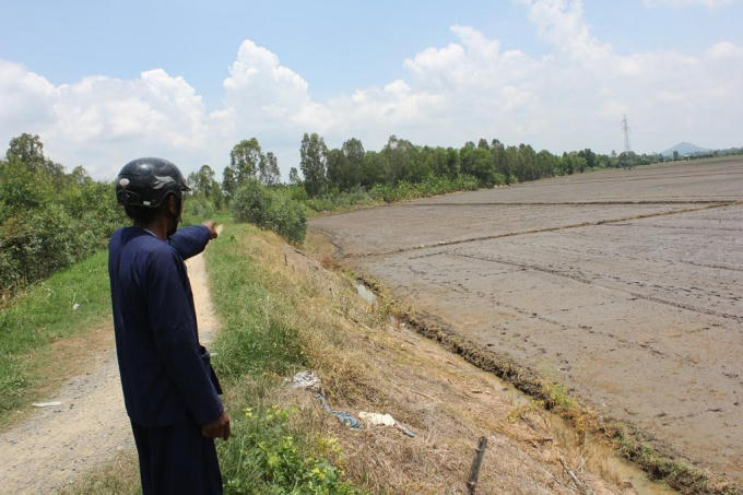 &Ocirc;ng Được bức x&uacute;c v&igrave; phần đất nguy cơ mất từ năm 2011 đến nay kh&ocirc;ng được bồi thường quyền lợi.