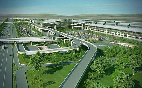 Một trong số các phương án kiến trúc sân bay Long Thành (Ảnh: Báo Đại đoàn kết).