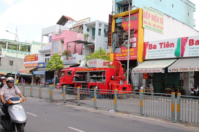 Cửa hàng nơi xảy ra vụ cháy thương tâm.