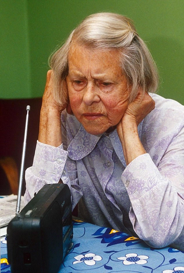 Melita Norwood ở tuổi “gần đất xa trời”.
