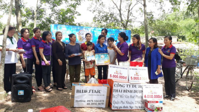 Gia đình bà Ngô Thị Kiều nhận được sự hỗ trợ từ phía cộng đồng