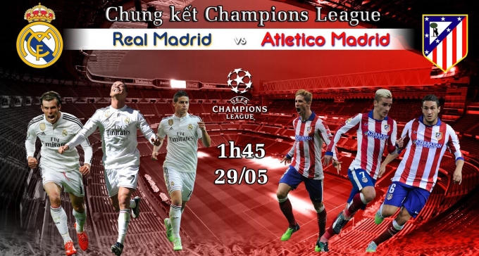Một lần nữa Real Madrid và Atletico Madrid tái ngộ trong trận đấu cuối cùng của giải đấu danh giá nhất châu Âu.
