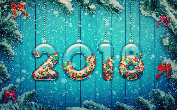 Những h&igrave;nh ảnh chủ đề ch&uacute;c mừng năm mới 2018 đầy m&agrave;u sắc
