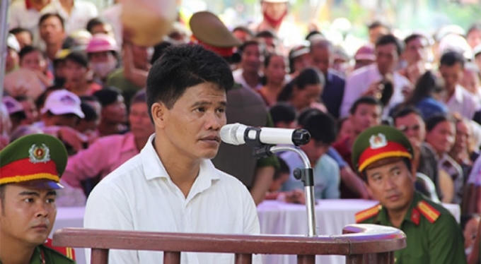 Bị cáo Tân tại phiên tòa ngày 25/9.