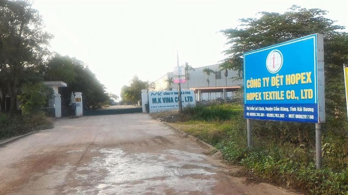 Công ty Dệt Hopex.