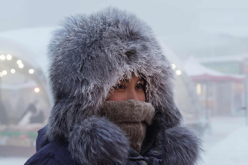 Lưu vực sông Yana, ở phía đông bắc của Yakutsk, giữ kỷ lục về nhiệt độ thấp nhất trên hành tinh bên ngoài Nam Cực.
