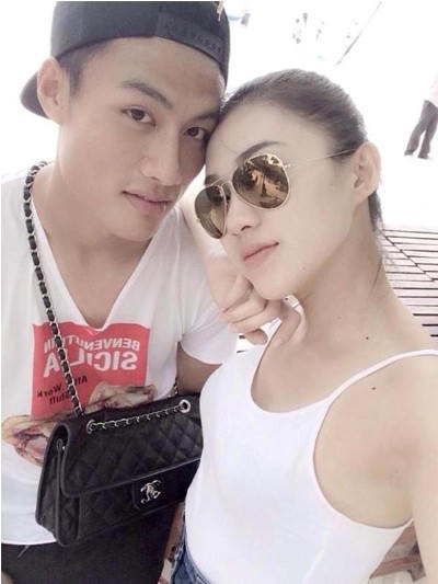 Lê Hà và Mạc Hồng Quân thời còn mặn nồng. Ảnh: Internet.