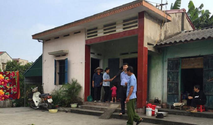 Ngôi nhà nơi xảy ra sự việc.