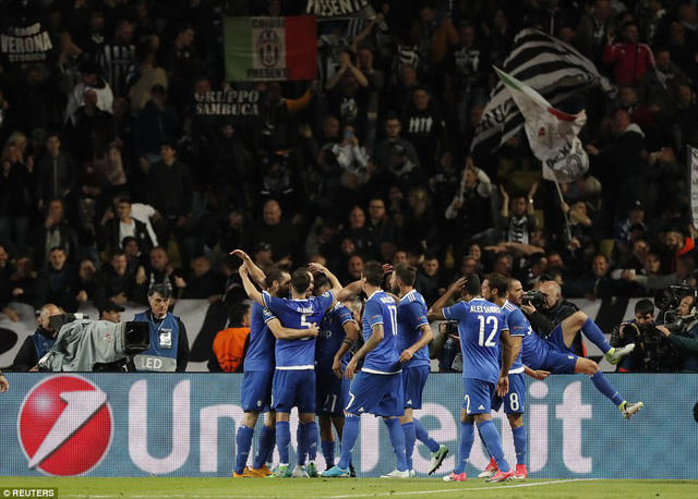 Juventus tiến bước trên con đường vào chung kết Champions League năm nay.