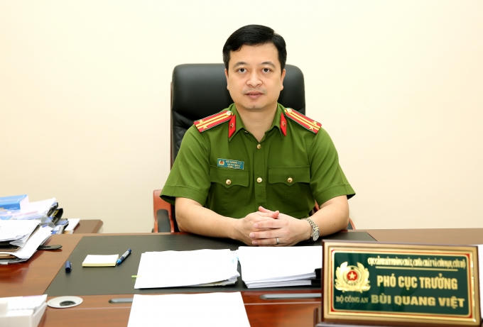 Trung tá Bùi Quang Việt, Phó Cục trưởng Cục PCCC cứu hộ và cứu nạn - Bộ Công an.