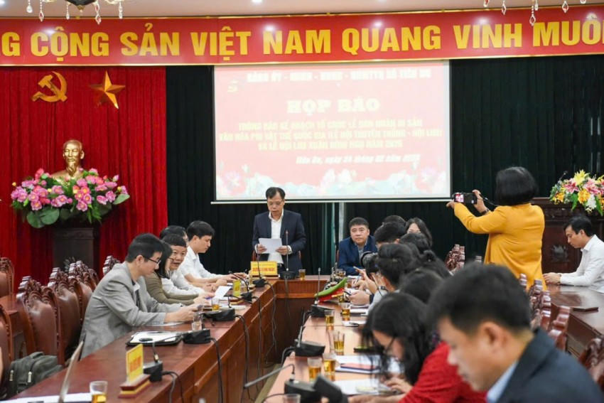 Họp báo cung cấp thông tin về công tác tổ chức Hội Lim xuân Bính Ngọ 2026.