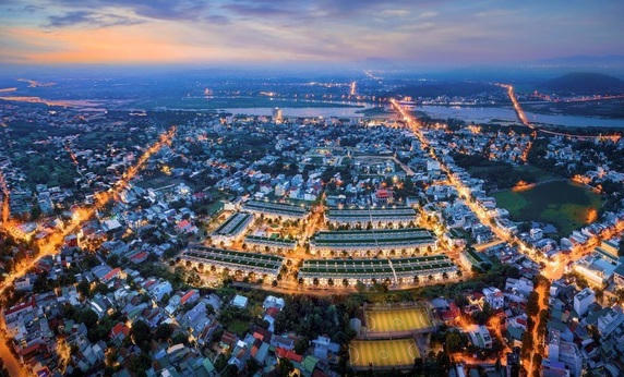 Phối cảnh dự án Khu dân cư Bàu Cả.