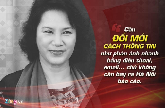 Bộ trưởng Bộ LĐ-TB&XH Nguyễn Thị Kim Ngân phát biểu trong hội nghị triển khai công tác ngành LĐ-TB&XH ngày 28/12/2008. Bà đề nghị các giám đốc sở cần đổi mới cách thông tin như phản ảnh nhanh bằng điện thoại, thư điện tử.