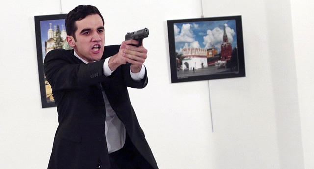Mevlut Mert Altintas, nghi phạm ám sát Đại sứ Nga tại Thổ Nhĩ Kỳ. (Ảnh: Sputnik)