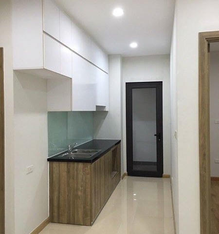Nhà bếp được một chủ căn hộ thiết kế hiện đại, sang trọng.