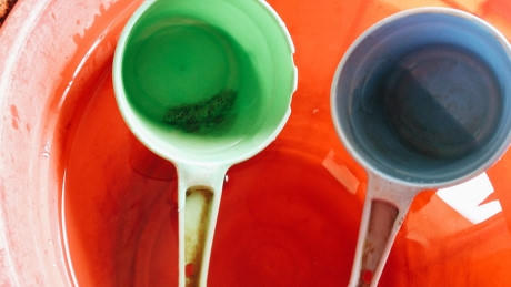 Nước sinh hoạt của sinh viên tại KTX NEU đã dần sạch trở lại.