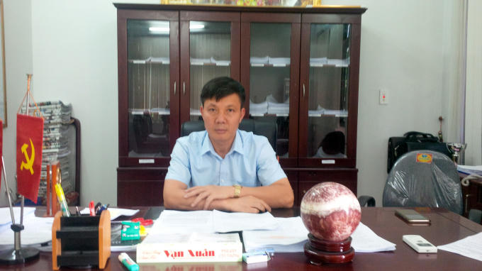 Ông Phạm Văn Cao, Tỉnh ủy viên, Bí thư Huyện ủy Trùng Khánh, Cao Bằng.