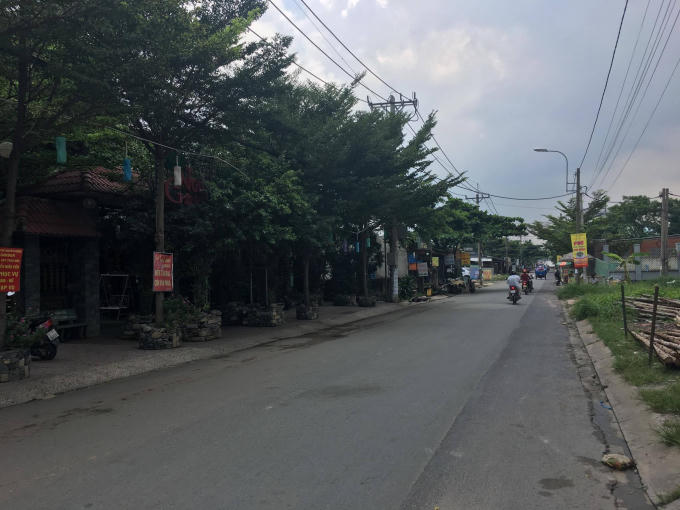 Phần đất được thông báo thu hồi đất phục vụ dự án Trường THPT Thới An đang có nhiều hộ dân sinh sống ổn định.