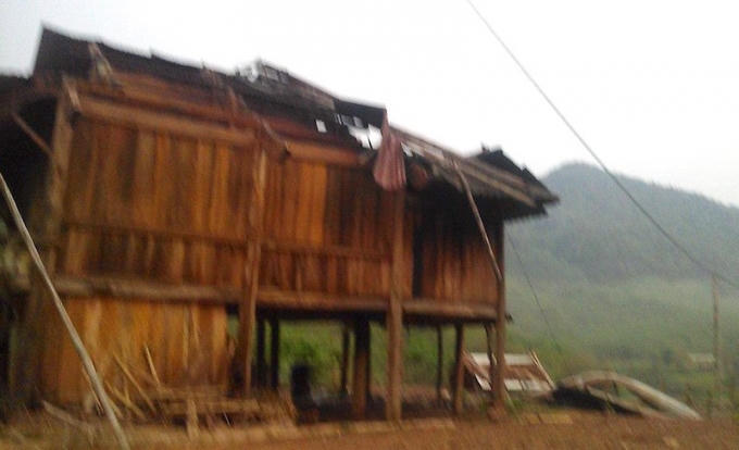 Một nhà tốc mái.