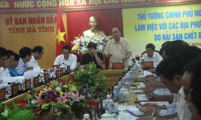 Thủ tướng Nguyễn Xuân Phúc phát biểu chỉ đạo tại cuộc họp - Ảnh: Nguyên Dũng.