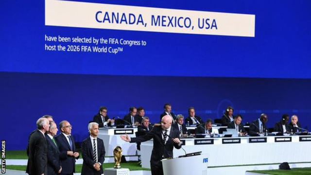Ba nước Mỹ, Canada và Mexico được chọn là chủ nhà World cup 2026
